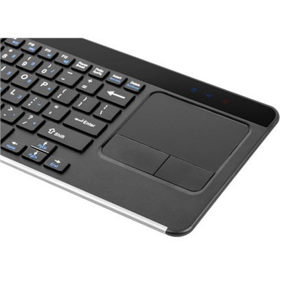 Natec | Keyboard | NKL-0968 Turbo Slim | Keyboard with Trackpad | Wireless | US | m | Black | USB Type-A | 400 g