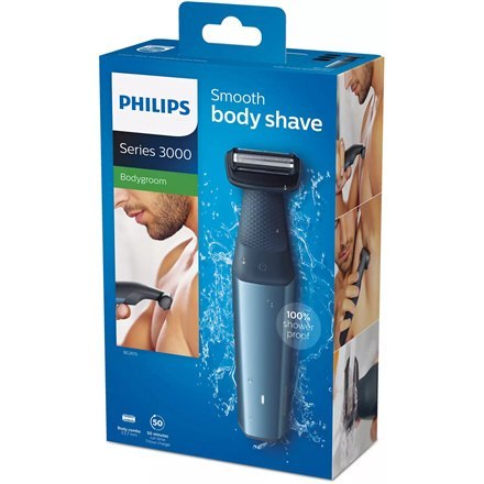 Philips | Body razor | BG3015/15 Bodygroom series 3000 | Operating time (max) 50 min | Wet & Dry | NiMH | Black