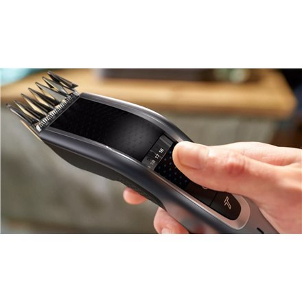 Philips | HC5630/15 | Hair clipper series 5000 | Cordless or corded | Number of length steps 28 | Step precise 1 mm | Black/Grey