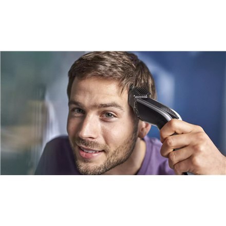 Philips | HC5630/15 | Hair clipper series 5000 | Cordless or corded | Number of length steps 28 | Step precise 1 mm | Black/Grey