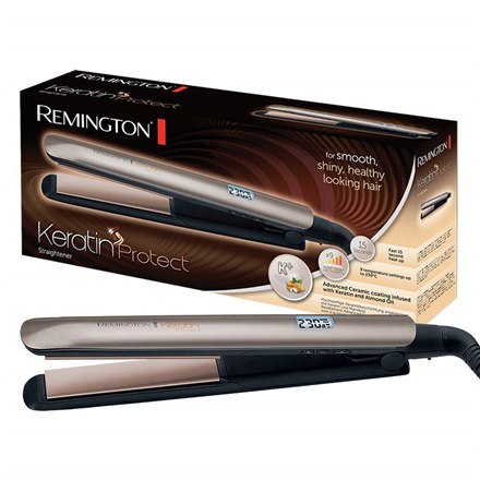 Prostownica do włosów Remington | Keratin Protect | S8540 | Miesiąc gwarancji | Ceramiczny system grzewczy | Wyświetlacz LCD | T