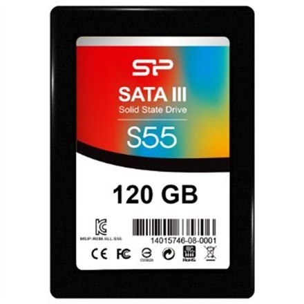 Dysk SSD Silicon Power Slim S55 120 GB SATA | Prędkość odczytu 550 MB/s | Prędkość zapisu 420 MB/s | Gwarancja 36 m-c