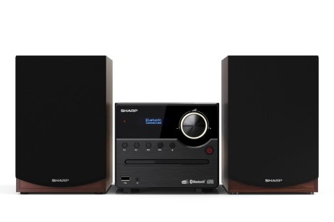 Sharp | Mikrosystem Hi-Fi | XL-B517D(BR) | Port USB | Wejście AUX | Bluetooth | Odtwarzacz CD | Brązowy | Radio FM | Połączenie