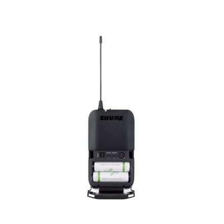 Shure | Bezprzewodowy system prezenterski z mikrofonem CVL Lavalier | BLX14E/CVL | Czarny | W | Połączenie bezprzewodowe