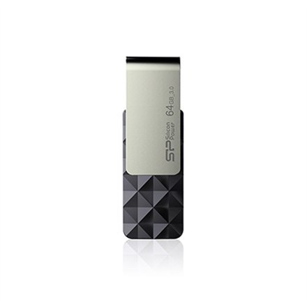 Silicon Power | Blaze B30 | 8 GB | USB 3.0 | Srebrny