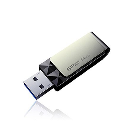 Silicon Power | Blaze B30 | 8 GB | USB 3.0 | Srebrny