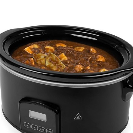 Tristar | VS-3920 | Slowcooker cyfrowy | 210 W | Stal nierdzewna | 4,5 L | Liczba programów 4 | Czarny