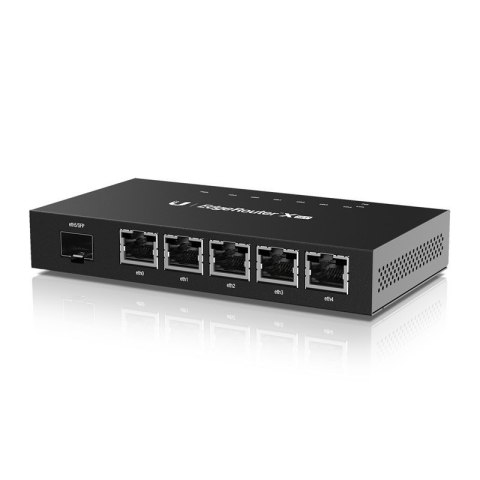 Ubiquiti | EdgeRouter | ER-X-SFP | No Wi-Fi | 10/100/1000 Mbit/s | Ethernet LAN (RJ-45) ports 5 | Mesh Support No | MU-MiMO No |
