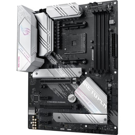Asus | ROG STRIX B550-A GAMING | Processor family AMD | Processor socket AM4 | DDR4 DIMM | Memory slots 4 | Supported hard disk