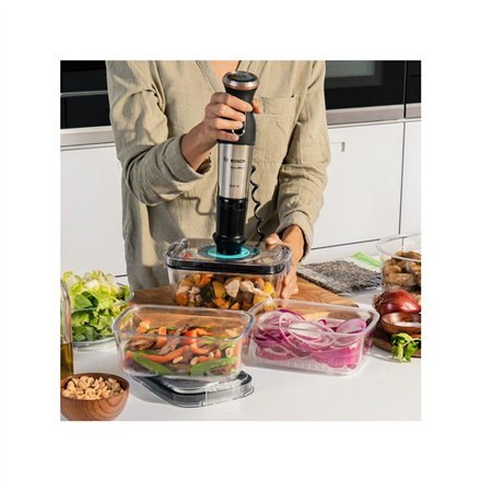 Bosch | MaxoMixx MS8CM61V1 | 1000 W | Blender | Hand Blender | Number of speeds 12 | Turbo mode | Black/Stainless steel