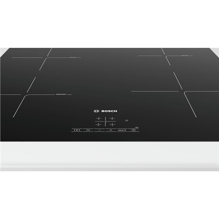 Bosch | PIE601BB5E | Serie 4 Induction hob | Induction | Number of burners/cooking zones 4 | Touch | Timer | Black