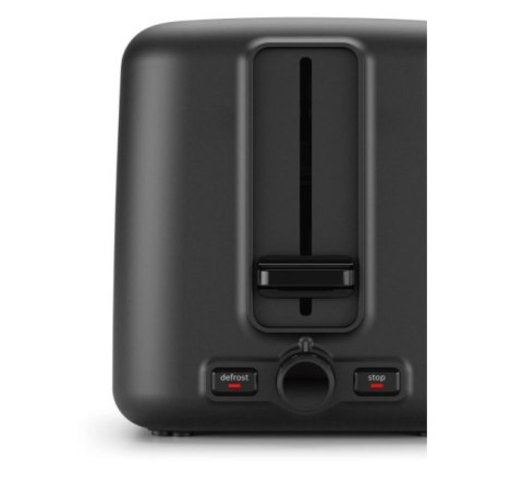 Bosch | TAT3P423 | DesignLine Toaster | Power 970 W | Number of slots 2 | Housing material Stainless steel | Black