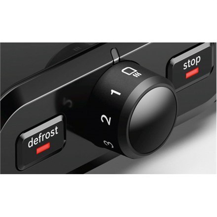 Bosch | TAT4P420 | DesignLine Toaster | Power 970 W | Number of slots 2 | Housing material Stainless Steel | Stainless steel/Bla