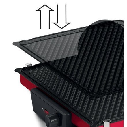 Bosch | TCG4104 | Grill | Contact | 2000 W | Red