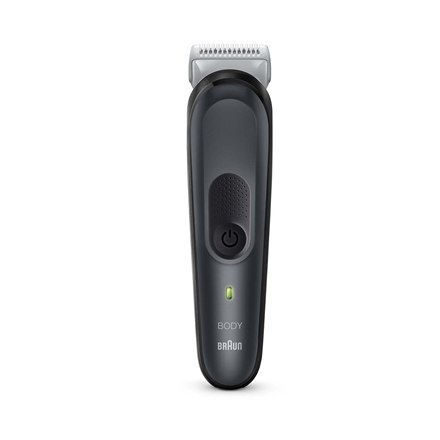 Braun | BG3340 | Body Groomer | Bezprzewodowy i przewodowy | Liczba stopni długości | Liczba głowic golących/ostrzy | Czarny/Sza