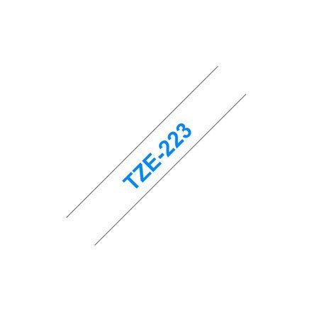 Brother | 223 | Laminated tape | Thermal | Blue on white | Roll (0.9 cm x 8 m)