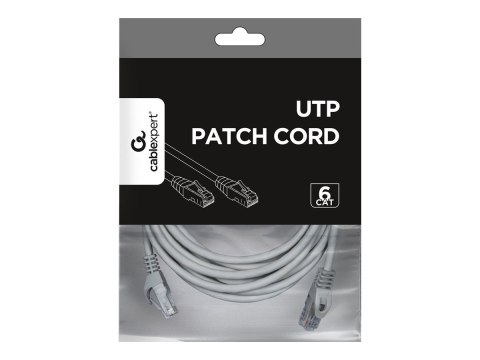 Cablexpert UTP Cat6 Patch cord, grey, 5 m Cablexpert