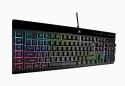 Corsair | Rubber Dome | K55 RGB PRO XT | Gaming Keyboard | Gaming Keyboard | RGB LED light | US | Wired | Black