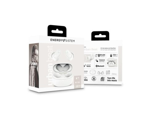 Energy Sistem | Urban Beat | Earphones | Wireless | In-ear | Microphone | Wireless | White