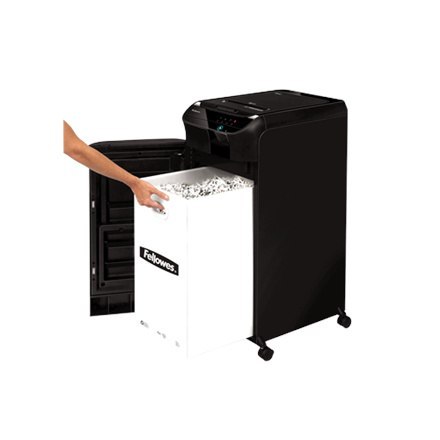Fellowes AutoMax | 550C | Cross-cut | Shredder | P-4 | O-3 | T-4 | CDs | Credit cards | Staples | Paper clips | Paper | DVDs | 8