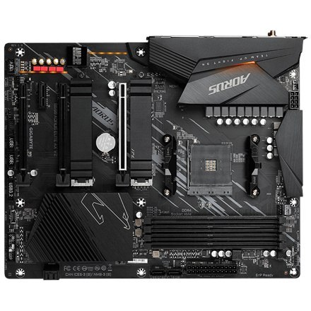 Gigabyte | B550 AORUS ELITE AX V2 1.0 | Rodzina procesorów AMD | Gniazdo procesora AM4 | DDR4 DIMM | Gniazda pamięci 4 | Liczba