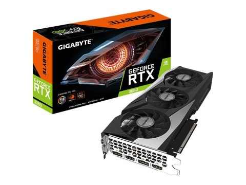 Gigabyte GV-N3060GAMING OC-12GD, LHR version NVIDIA, 12 GB, GeForce RTX 3060, GDDR6, PCI-E 4.0 x 16, Processor frequency 1837 MH