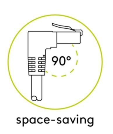 Goobay | CAT 6a | Patch cable | Unshielded twisted pair (UTP) | Male | RJ-45 | Male | RJ-45 | Black | 2 m