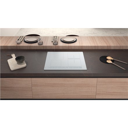 Hotpoint | HB 8460B NE/W | Hob | Induction | Number of burners/cooking zones 4 | Touch | Timer | White