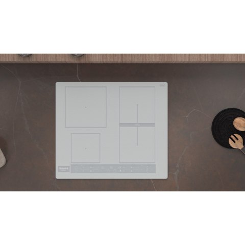 Hotpoint | HB 8460B NE/W | Hob | Induction | Number of burners/cooking zones 4 | Touch | Timer | White