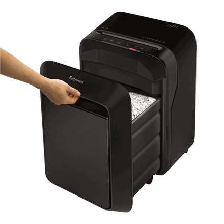 Fellowes Powershred | LX211 | Micro-cut | Shredder | P-5 | Credit cards | Staples | Paper clips | Paper | 23 litres | Black