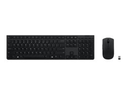 Lenovo | Professional Wireless Rechargeable Keyboard and Mouse Combo (Litewski) | Zestaw klawiatura i mysz | Bezprzewodowy | Mys