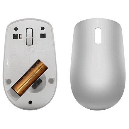 Lenovo Wireless Mouse 530 Platinum Grey, bezprzewodowa 2,4 GHz przez Nano USB