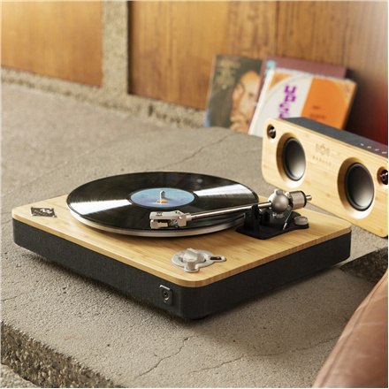 Marley Stir It Up Turntable, Wireless, Signature Black Marley | Stir It Up | Turntable | Port USB
