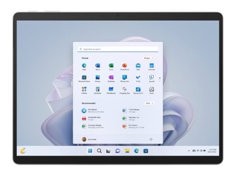 Microsoft | Surface Pro 9 | Platinum | 13 " | PixelSense Flow Display | Ekran dotykowy | Intel Core i5 | i5-1235U | 8 GB | LPDDR