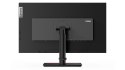 Monitor Lenovo ThinkVision P27h-20 27 ", IPS, QHD, 2560 x 1440, 16:9, 6 ms, 350 cd/m?, Głośniki, Czarny, Porty Ethernet i HDMI