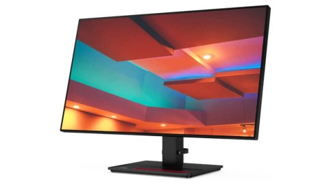 Monitor Lenovo ThinkVision P27h-20 27 ", IPS, QHD, 2560 x 1440, 16:9, 6 ms, 350 cd/m?, Głośniki, Czarny, Porty Ethernet i HDMI