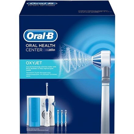 Oral-B | MD 20 OxyJet | Irygator doustny | 600 ml | Liczba głów 4 | Biało niebieski