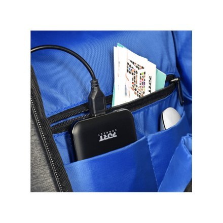 PORT DESIGNS | Fits up to size 15.6 " | New York | Backpack for laptop | Grey | Waterproof