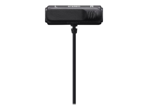 Sony | Compact Stereo Lavalier Microphone | ECM-LV1 | The ECM-LV1 is equipped with miniature omnidirectional mic capsules that c