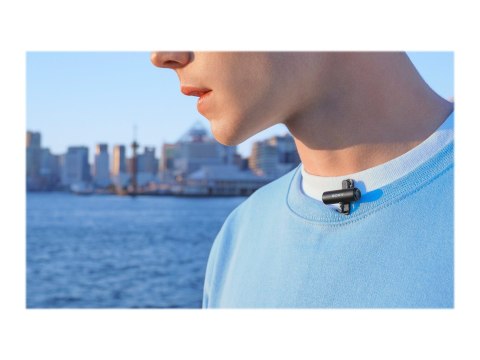 Sony | Compact Stereo Lavalier Microphone | ECM-LV1 | The ECM-LV1 is equipped with miniature omnidirectional mic capsules that c