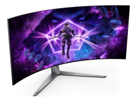 AG456UCZD AGON PRO | 45 " | OLED | QHD | 21:9 | 240 Hz | 0,03 ms | 3440 x 1440 pikseli | 2 porty HDMI | Czarny | Gwarancja 36 mi