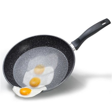 Stoneline | 10640 | Pan Set of 2 | Frying | Diameter 20/26 cm | Suitable for induction hob | Fixed handle | Anthracite