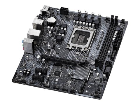ASRock | H610M-HVS/M.2 R2.0 | Rodzina procesora Intel | Gniazdo procesora LGA1700 | DDR4 DIMM | Sloty pamięci 2 | Obsługiwane in