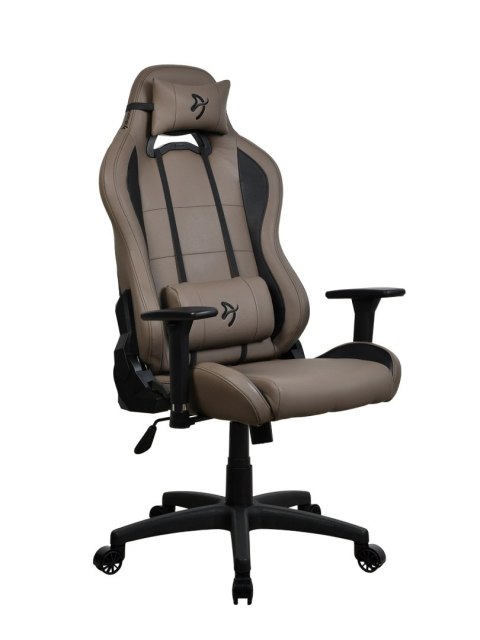 Arozzi | Materiał ramy: Metal; Podstawa kół: Nylon; Tapicerka: Miękki PU | Arozzi | Fotel Gamingowy | Torretta SoftPU | Brązowy