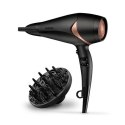 BABYLISS Suszarka do włosów D566E 2200 W Liczba stopni temperatury 2 Funkcja jonizacji Dysza z dyfuzorem Czarny/Brązowy