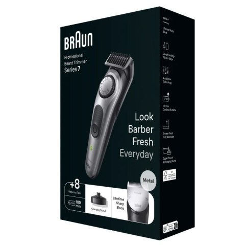BRAUN BT7420 Beard Trimmer BlkSpGr Braun