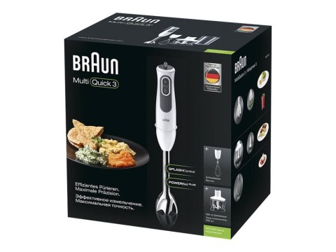 Braun | Hand Blender | MQ 3135 MultiQuick 3 Vario | Hand Blender | 750 W | Number of speeds 11 | Turbo mode | Chopper | White