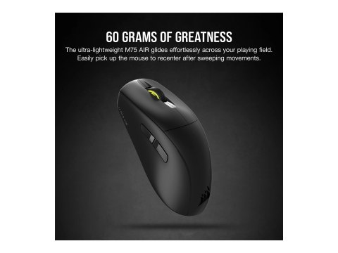 CORSAIR M75 AIR Gaming Mouse, Wireless, Black Corsair