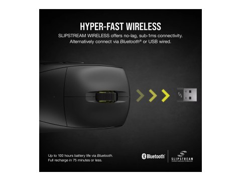 CORSAIR M75 AIR Gaming Mouse, Wireless, Black Corsair