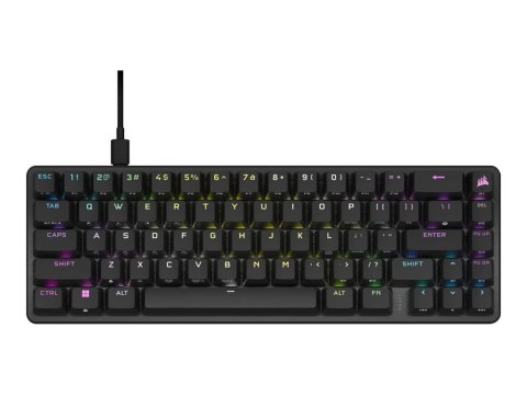 Corsair | Czarna | Klawiatura Mechaniczna do Gry K65 PRO MINI RGB | Przewodowa | NA | USB typu A | 600 g | OPX